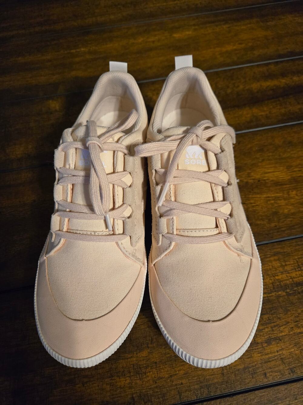 SOREL Out N About III Low Waterproof Sneakers Women’s 9 Nova Sand Chalk